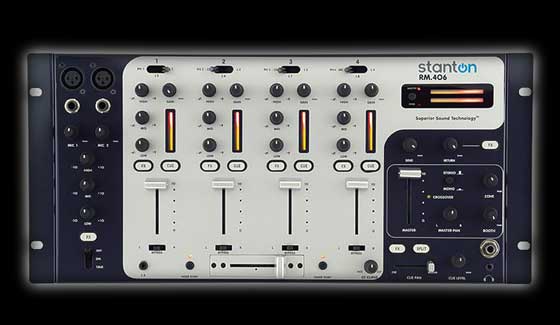 Stanton RM 406 DJ mixer with everything a DJ needs in the club, SST making it studio worth too